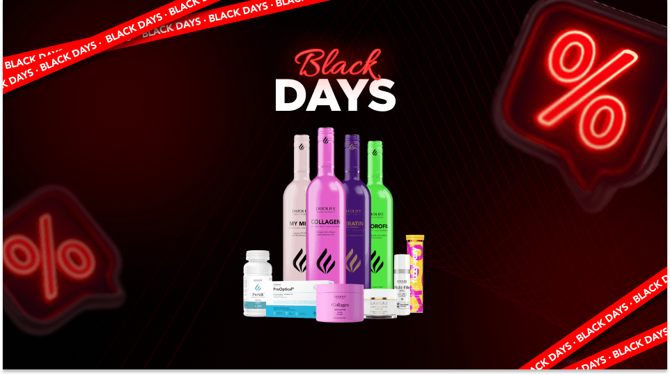 BLACK DAYS at DUOLIFE — only from the afternoon of 27.11 to 1.12*!